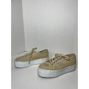 SUPERGA 2790 Womens Platform Lace Up Sneakers 36